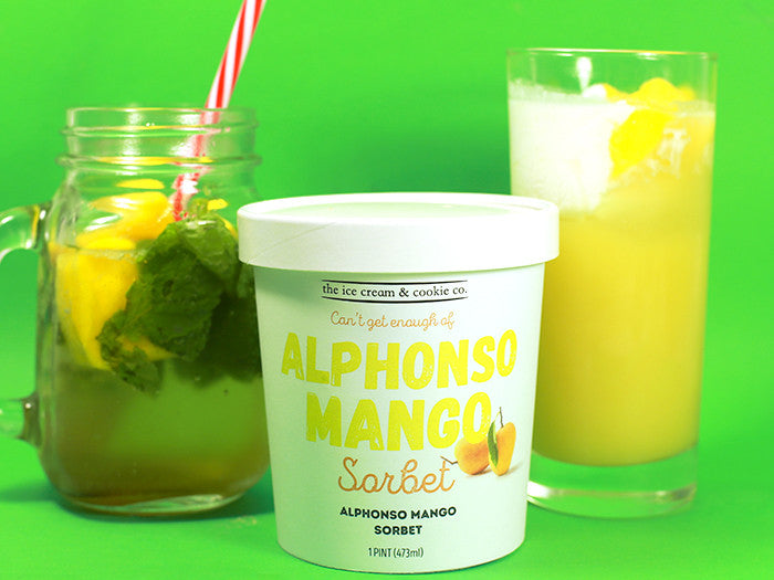 Recipe: Mango Sorbet Mocktails